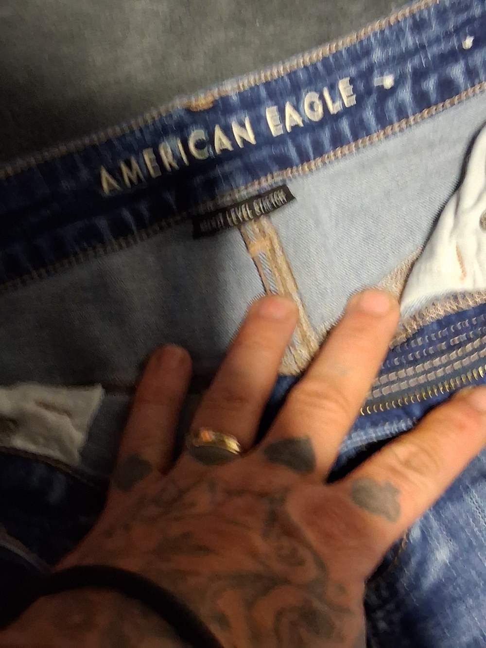 American Age Slim Men's Dark Blue Jeans